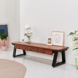 멀바우원목 좁은슬림형 좌식 서랍 책상테이블(2컬러 3size) 학생 꾸미기 스웨덴