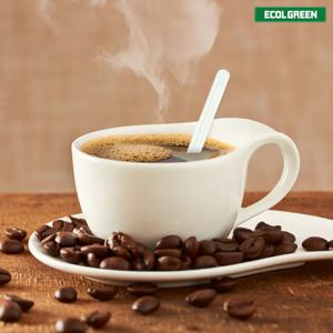 종이 커피스틱 No미세플라스틱 식물유래 PLA (국내유일) 500매