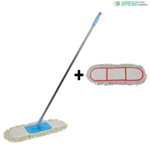 백사 대걸레 60cm+스텐자루+리필걸레 60cm 바닥 밀걸래