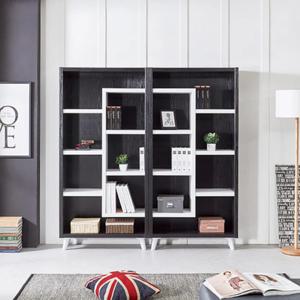 높은 좌/우 서재 책장 2개 세트 1680 (7색) 만화 오픈형 장식장 사무용 화일 LP