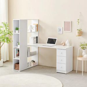 중학생 모던 가로세로 책장+책상 세트 (4컬러) 사무실 공부방 시스템 인테리어