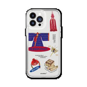 조선 왕실 적의 콜라주 아이폰 케이스