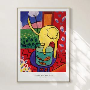 앙리 마티스 명화 인테리어 포스터 액자 105종 -58 더 캣