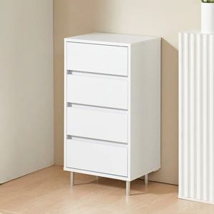 모노 400 4단 폭좁은 낮은서랍장 3colors