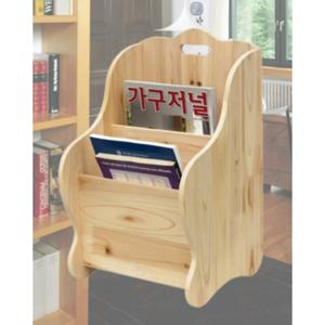 은행 관공서 매장용 향좋은 삼나무 잡지책 꽂이대 / 거치대 홍보물 진열대 렉 랙