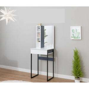 원룸 좁은공간용 미니 슬림 수납 화장대(45cm) 코너 자취생 큰 학생용 청소년