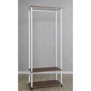 색상조합가능 DIY 2단 소품선반 롱코트 행거 옷장(60cm 5색) 저렴한 아파트 남자