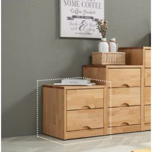 오래쓰는 럭셔리 원목 침대 협탁 39cm 침실 슬림 유럽풍 인테리어 안방 모던