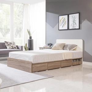 뉴트럴투톤 칸서랍 슈퍼싱글 수납 침대 프레임 / 중학생 가성비 북유럽 자취방