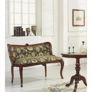 손님 응접실용 유럽풍 앤틱 2인용 벤치형 소파 / 아파트 원룸 패브릭 카페 쇼파