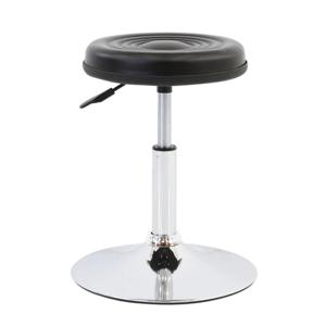 식당 술집 업소용 두툼한방석 높낮이조절 단단스틸 원형체어 / 작업 의자 STOOL