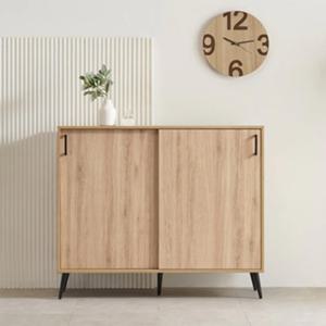 북유럽 다리형 슬라이딩 콘솔 수납장 1200 (4색) 안방 서랍 아파트 엔틱 미니 대