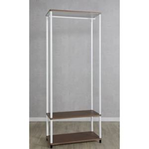 DIY 드레스룸 2단선반 롱코트 시스템 행거 옷장(80cm 5색) 저렴한 옷걸이 주택