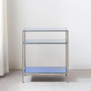 모던 미드센츄리 3단선반 장식용 포인트 콘솔 테이블(60cm 12색) 다용도 엔틱