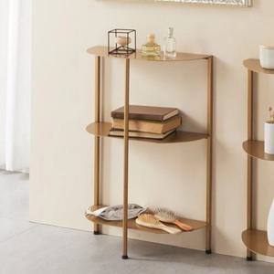 럭셔리 홈인테리어용 사이드 반달 3단 콘솔500(3컬러) 고급 슬림 유럽풍 높은