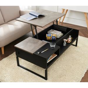 미니화장대겸 UV살균 리프트 대리석 쇼파테이블(4색) 소파 높은 고실 높이조절