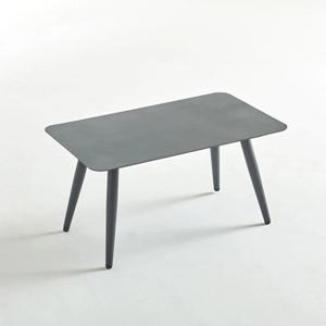 실내외 카페 테라스용 경량 모던스틸 테이블(100cm 2색) 모델하우스 유행하는