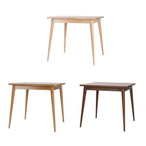 내츄럴 식당 카페 2인용 원목 사각 테이블 (3색) 가성비 34평 다이닝 거실용 긴