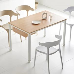 깔끔한 식당매장용 수저통 4인 식탁 테이블 1200(6색) 요즘 심플 가정용 인기 긴