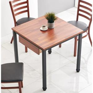 세련된 업소용 2인 소형 수저통 식탁 테이블600(6색) 와이드 거실용 가성비 25평