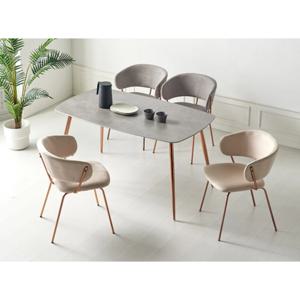 감각적 무광 세라믹 4인 식탁 테이블(140cm) 튼튼한 거실 유럽식 원룸용 가성비