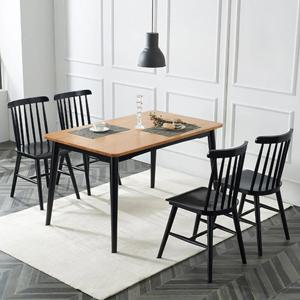 변형적은 원목 라운드 주방 식탁 4인용 1300 (2색) 프리미엄 20평 편한 호텔 긴