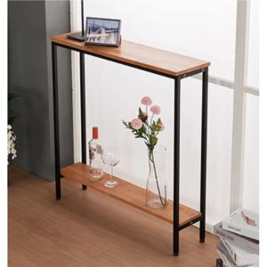 높은 슬림 원목 철제 책장 선반 900 (엘다) 트롤리 진열대 다용도 렉 정리대