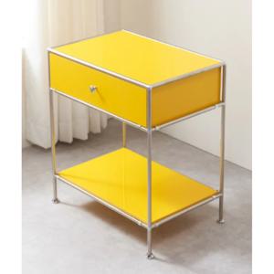 미드센츄리 모던 침대 침실 카페용 높은 협탁 (3색) 탁자 유럽풍 엔틱 수납 목재