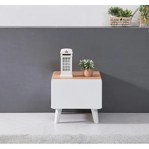 화이트풍 모던인테리어 간이 서랍장 협탁(40cm 2컬러) 예쁜 자취방 보조 우드 TV