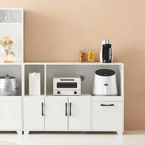 블랙 모던손잡이 렌지다이 정수기 밥솥 주방 수납장(120cm 5색) 진열 칸막이 대