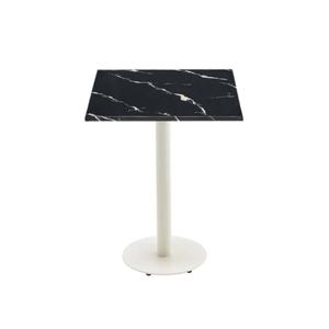 고급 화이트 블랙 인조대리석 사각 바테이블(60x100cm) 거실 홈바 BAR 가구 창가
