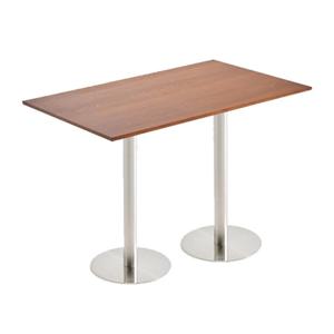 모던감성 우드 2색 스텐스틸 카페 식당 바테이블(120x75x98) 미니 입식 가구 빠