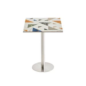 모던 감각 컬러패턴 세라믹 스틸 사각 바테이블(60x99cm) 바텐 빠 BAR 창가 가구