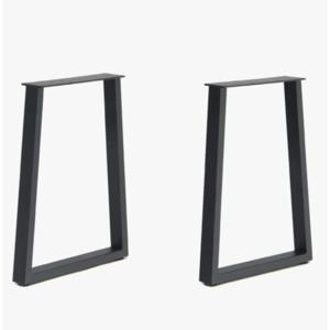 높이68cm 데스크책상 식탁테이블용 모던블랙 다리 프레임(2P) 가구 DIY 부속