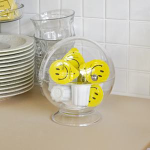 아크릴 투명 슈가볼 캡슐커피 보관함