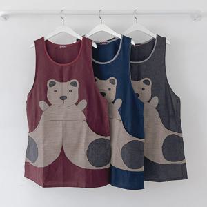 테디베어 앞치마 3color
