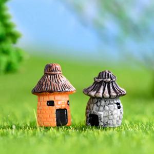 초가집2P 미니어처 피규어 젤캔들 테라리움 화분 장식품