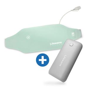 라이프웜 무선 허리 찜질기 HHB-5W + 보조배터리