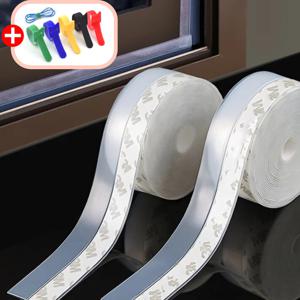 외풍차단 문틈막이 문풍지 방문 샷시 창문 창틀 우풍 바람막이 방풍 테이프 5M