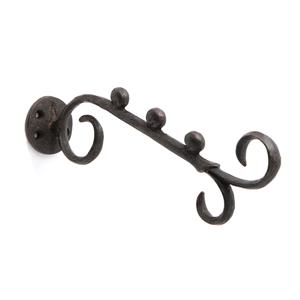 벽 고정 옷걸이 황동주물 3단 알볼로 엔틱