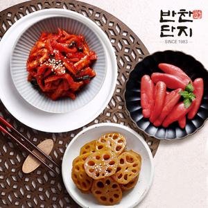 백명란젓 500g+무말랭이 1kg+연근조림 1kg