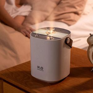 휴대용 무드등 가습기 초음파 아기가습기 듀얼분사 저소음 3color