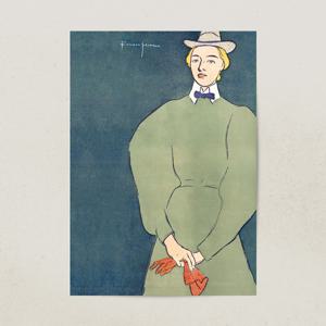 에드워드 펜필드 빈티지 포스터 58종 / 58.Holding Gloves