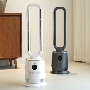 날개없는 온풍기 전기 가정용 사무실 원룸 PTC히터 저소음 리모컨형