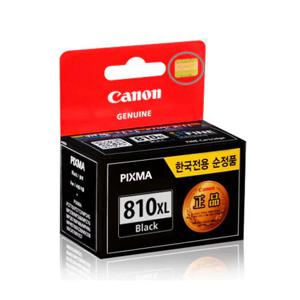 잉크 정품 PG-810XL 단품 검정