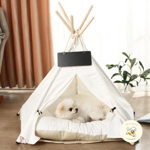 강아지 집 고양이 텐트 인디언 텐트 쿠션