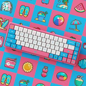 XDA 핫썸머 키캡 PBT 5면 염료승화 (128키)