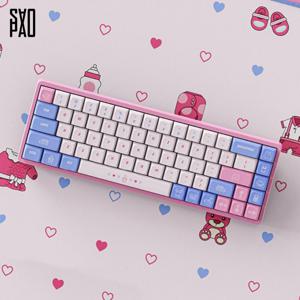 XDA 해피베이비 키캡 PBT 5면 염료승화 (126키)