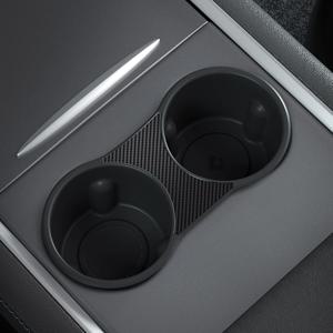 테슬라 모델Y 모델3 카본패턴 차량용 컵홀더 거치대 센터콘솔용 TO210