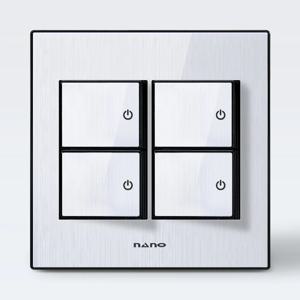 나노 아트2 전등 스위치 중4구 (6color)